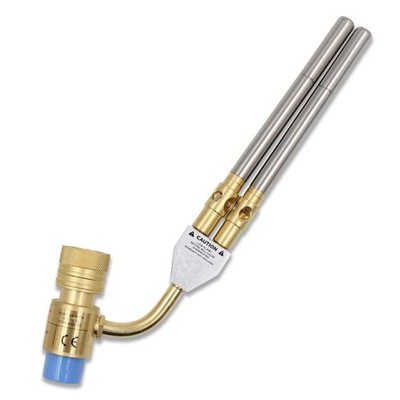 Cybring Double Head Gas Torch For MAPP Tank Blue 