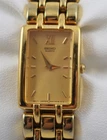 Vintage Seiko Quartz 1N00-6B79 Gold Plated Rectangular Quartz Ladies Watch
