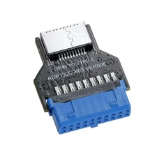 USB Header Adapter 19PIN to Type E Front A Key Interface Port Extension PC