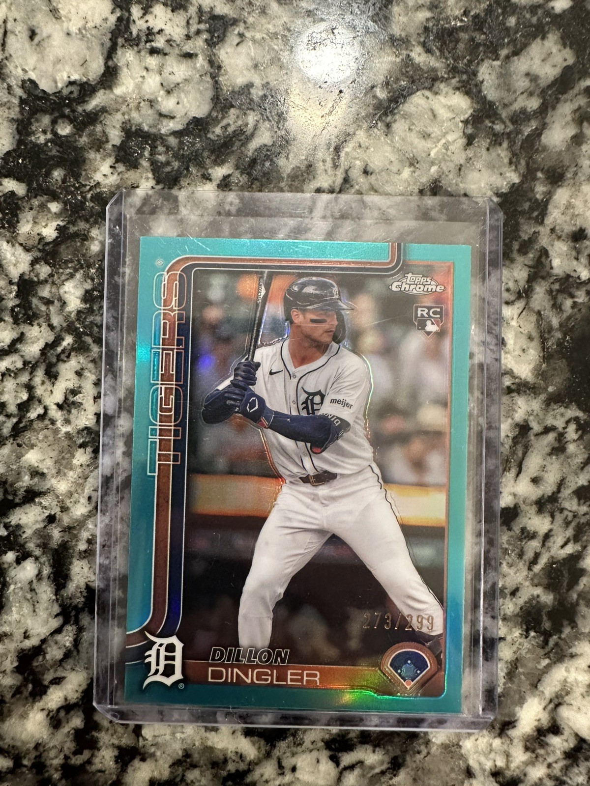 2025 Topps Chrome Dillon Dingler Teal Refractor #274 /299 Tigers - RCO