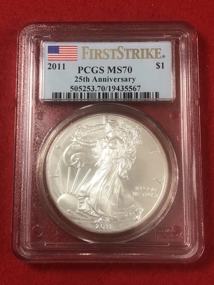 American Eagle MS 70 Graded 2011 Silver Bullion Coins for sale | eBay