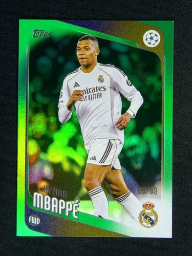 Kylian Mbapp 2025 Topps Kylian Mbapp #112 Green
