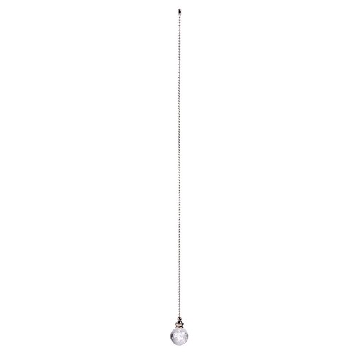 2pcs Crystal Bubble Ball Fan Pull Chain Lamp Metal Pull Extension for Light Fan - Bild 8 von 8