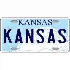 Kansas Kansas Metal Sign