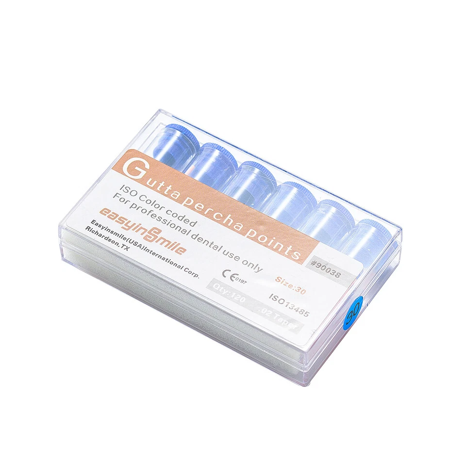 60/120pcs Dental Gutta Percha Point Endo Tip Root Canal Clean Taper 02 04 06 - Image 3 of 4