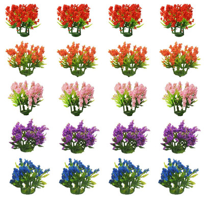 20PCS Static Grass Tufts Modellbau Rasen Selbstklebend Statische Grasbüschel Gra