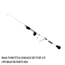 1PC Baja Throttle Linkage Set for 1/5 HPI Baja 5b Parts KM Rofun