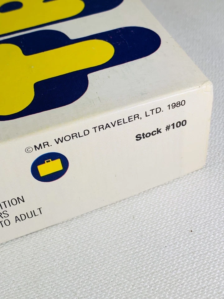 World Traveler Third Edition 1980 Educational Board Game Vintage Rare Stock #100 - Image 3 of 4