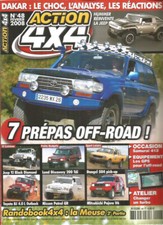 ACTION 4X4 N°48 TOYOTA HDJ80/BOSSUS / JEEP YJ BLACK DIAMOND/HUART / DANGEL 504