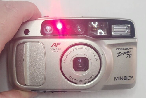 Zoom remoto Minolta Freedom Zoom 70 AF 35 mm - 70 mm funcionando y sin probar con película - Imagen 7 de 11
