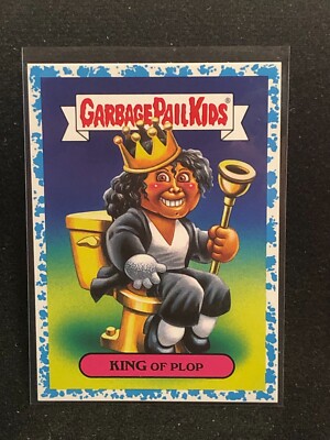 Garbage Pail Kids Battle Of The Bands Blue Parallel 1b King Of Plop 84/99