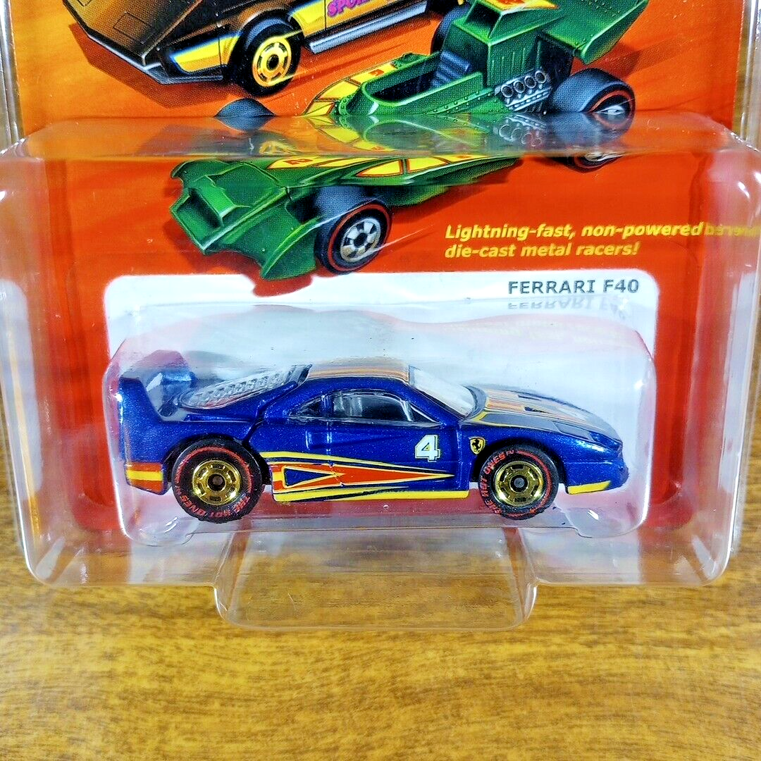 Hot Wheels The Hot Ones Chase Redline Ferrari F40 Metalflake Dark