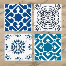 Tile Stencils - Lovestencil - Bathroom/Kitchen & Hallways Floors/Walls