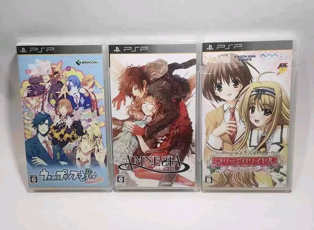 Visual Novel/Reverse Harem Sony PSP Game (3) Bundle [Japanese