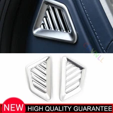 For Benz G-Class 2019-2021 Matte Silver Front Side Vent Overlay Cover Trim 2PCS