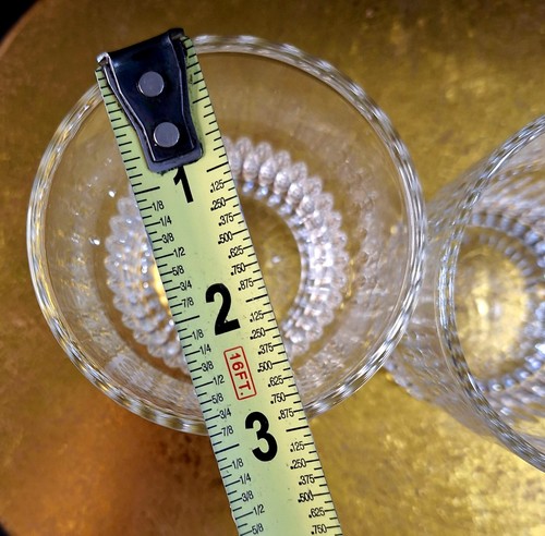 Crown Royal Ribbed Base Rocks Glasses Limited Edition (Set Of 2) EST 1939 - Picture 5 of 5