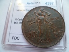 10 Centesimi 1911 Vittorio Emanuele III Re D'italia Casa Savoia