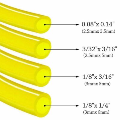 4 Size 16 Feet Fuel Line Hose Petrol Tubing Chainsaw Common Weedeater 2 Cycle A