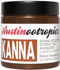 South African Kanna Sceletium Extract 1 Alkaloids Powder, 20 grams