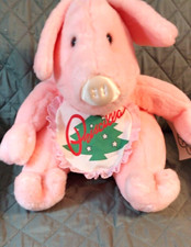 Rich's Vintage Priscilla The Pink Pig She is 14" Plush stuffed Animal New