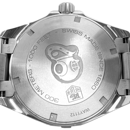 Tag Heuer Aquaracer Men's Quartz QZ Date Blue Dial WAY1112 Working - Picture 6 of 9