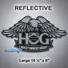Large Reflective Eagle Patch ~ Harley Davidso...