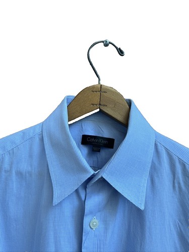 Calvin Klein Mens Infinite Non Iron Slim Fit Stretch Dress Shirt Size 2XL Blue | eBay Calvin Klein Mens Infinite Non Iron Slim Fit Stretch Dress Shirt Size 2XL Blue | eBay