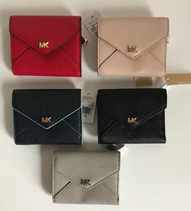 michael kors medium crossgrain leather envelope wallet