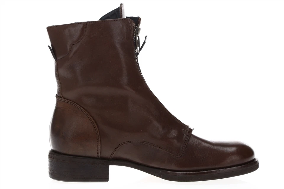 Botas de combate urbanas femininas ALBERTO FERMANI 165700 couro marrom tamanho 39 - Imagem 3 de 4