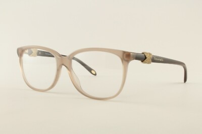 Authentic Tiffany & Co. Glasses TF 2111-B 8196 Clear Beige Brown 