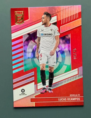 2022-23 Panini Donruss Elite La Liga #176 Lucas Ocampos /25 pink