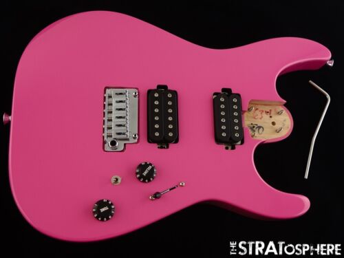 Charvel DK24 HH Pro Mod Dinky LOADED BODY Seymour Duncan Gotoh Bubblegum Pink