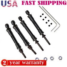 For 1/10 Traxxas Slash 4X4 Rustler VXL Stampede 4X4 Front Rear Drive Shaft 4Pcs