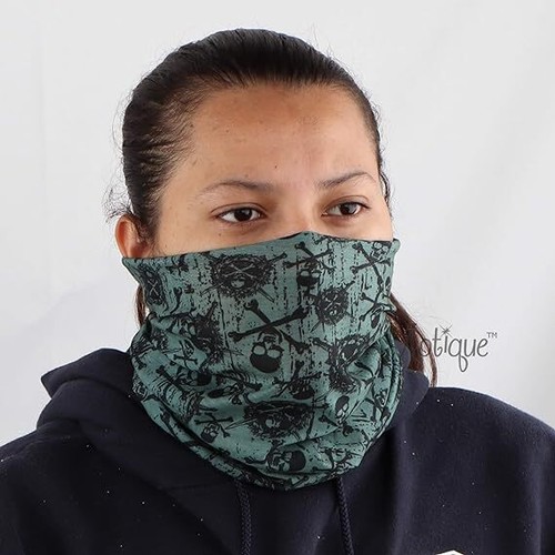 Motique Accessories 3 Pack Skull Designs Biker Tube Bandana Neck Gaiter - Picture 2 of 15