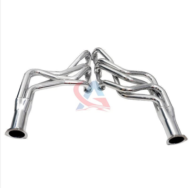 Ceramic Coat Long Tube Header For 64-74 Chevelle/El Camino Monte Carlo 283-400ci - Image 4 of 4