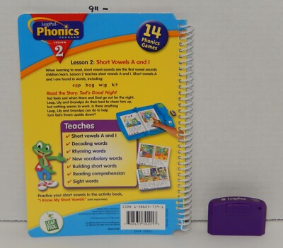 Leap Frog LeapPad Phonics Program Leason 2 Short Vowels A And I