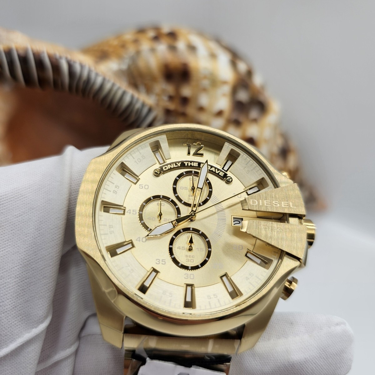 DIESEL(ディーゼル) DZ4360 ゴールド文字盤　腕時計 Diesel DZ4360 Wrist Watch for Men for sale online | eBay