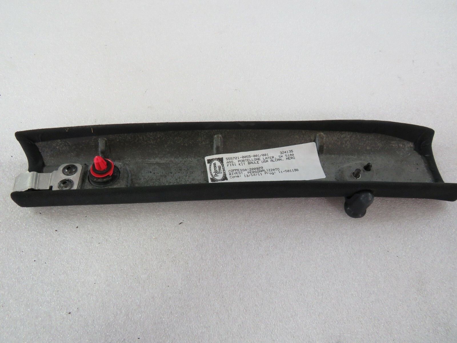 Ferrari FF, LH, Left, Deck Lid Trim, Alcantara, Used, P/N 836711