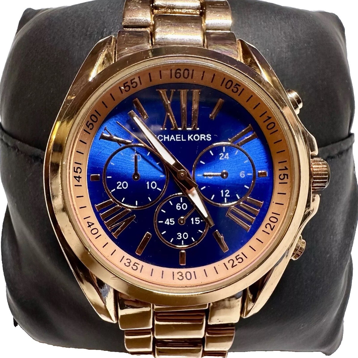 Michael Kors Chronograph Blue Dial Rose Gold-Tone Womens Watch MK5911 Michael Kors Ladies Watch Bailey MK5911 | Watches Prime main image 3