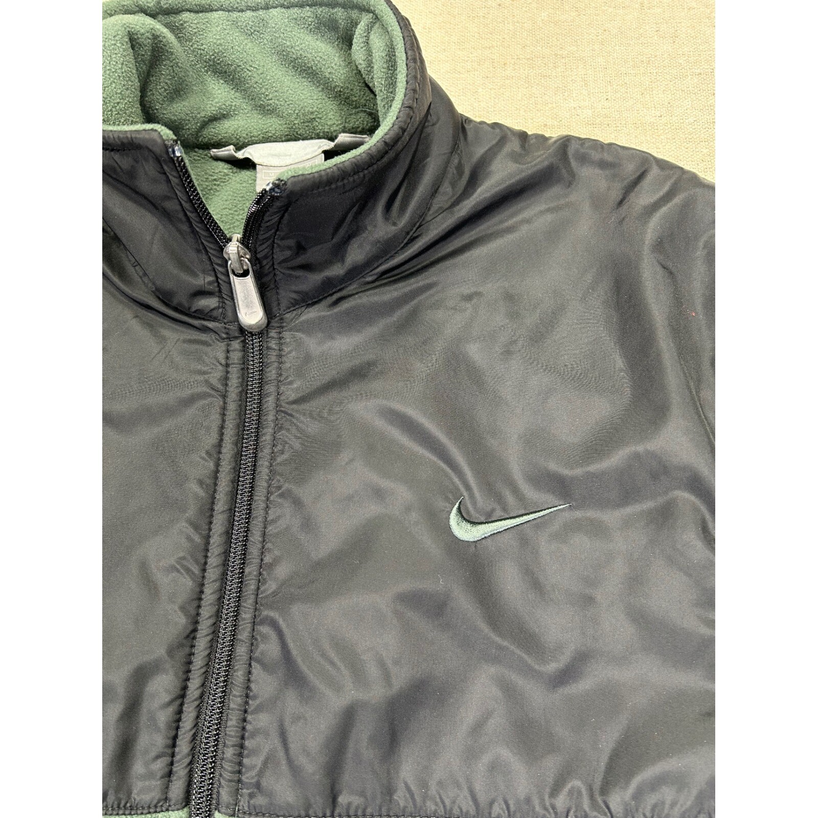 SACAI X NIKE Giacca vintage Nike uomo media Denali Y2K full zip ricamata swoosh