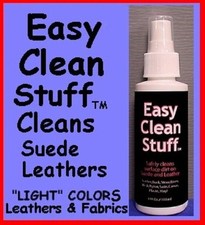  2 - 4oz Easy Clean  Spray Suede LEATHER CLEANER used on Shoe, Coats, Purse