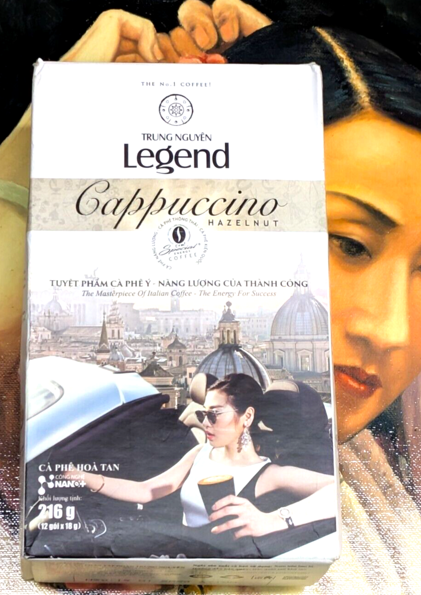 Trung Nguyen Legend Instant Coffee 216g 12 pack Cappuccino