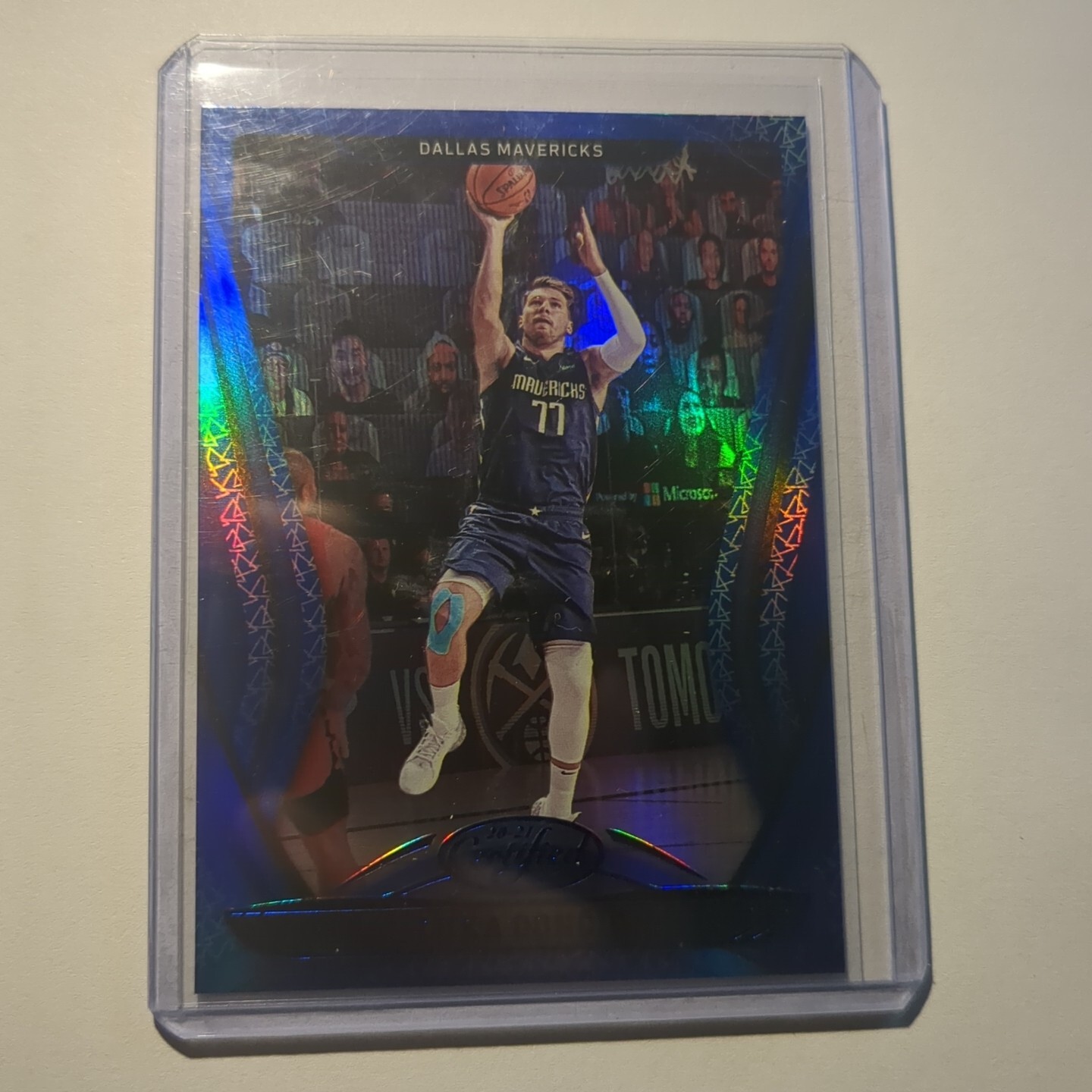 2020-21 Panini Certified Luka Doncic #63 Blue Mirror Dallas Mavericks