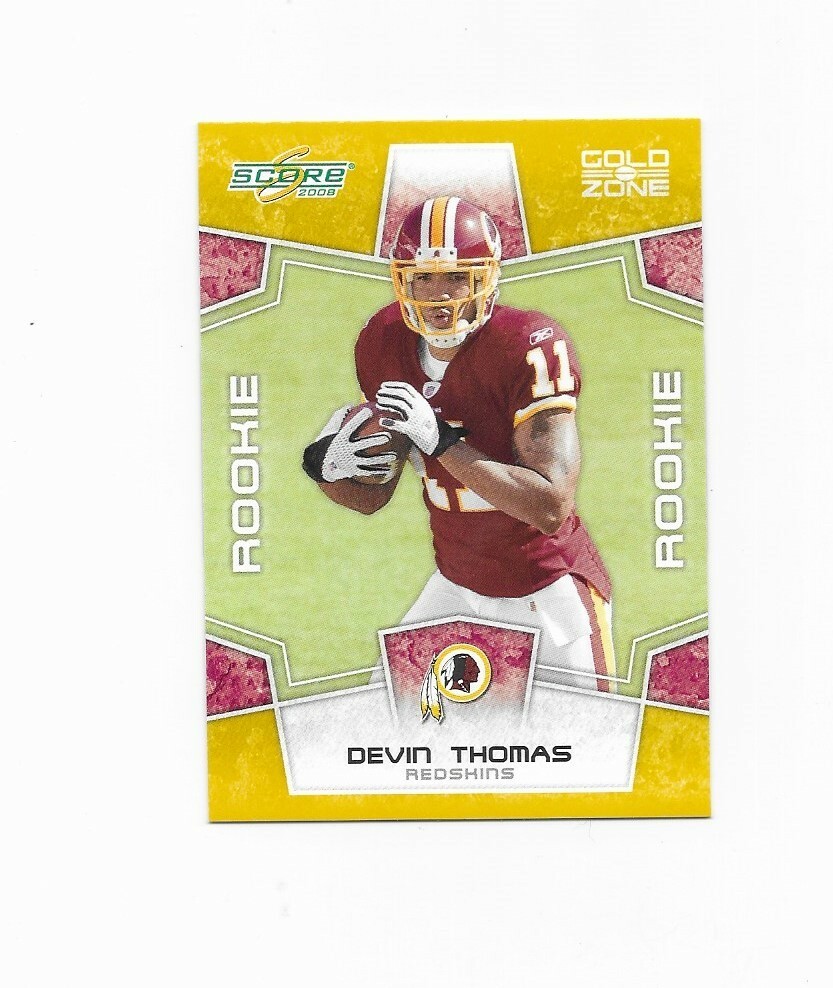 2008 Score Gold Zone #357 Devin Thomas /400 WASHINGTON REDSKINS