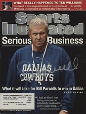 Bill Parcells - Signed Sports Illustrated Magazine (Full)