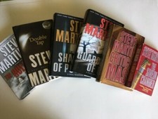 Lot of 6 Steve Martini Books/Novels Simeon,Rule,Double,Critical,Shadow,Guardian 