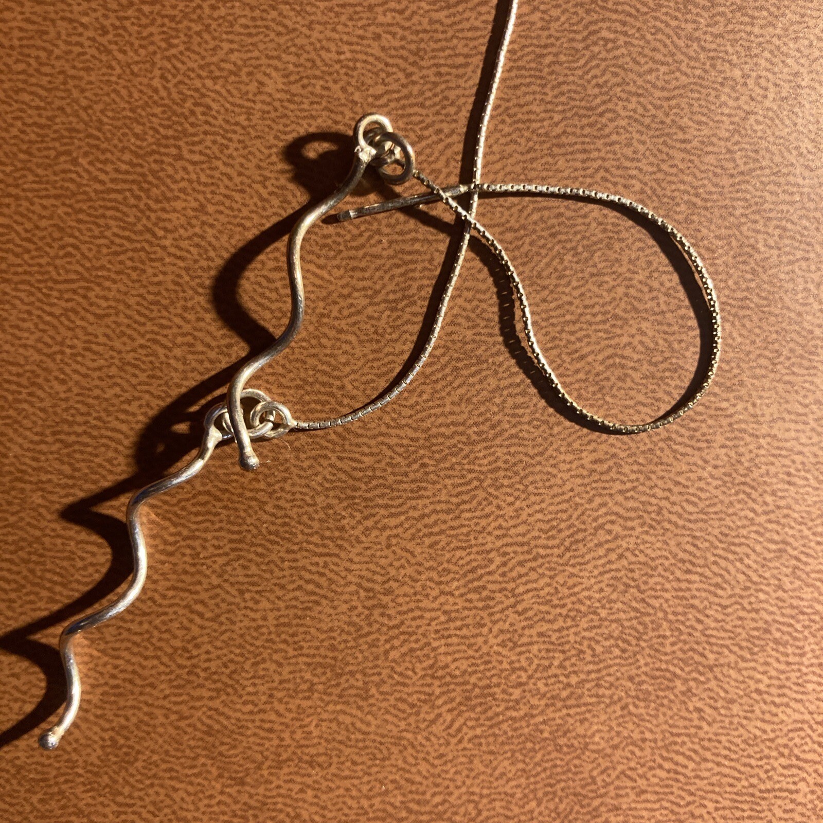 B562  -  Sterling Silver Threader Twisted Corkscr… - image 6