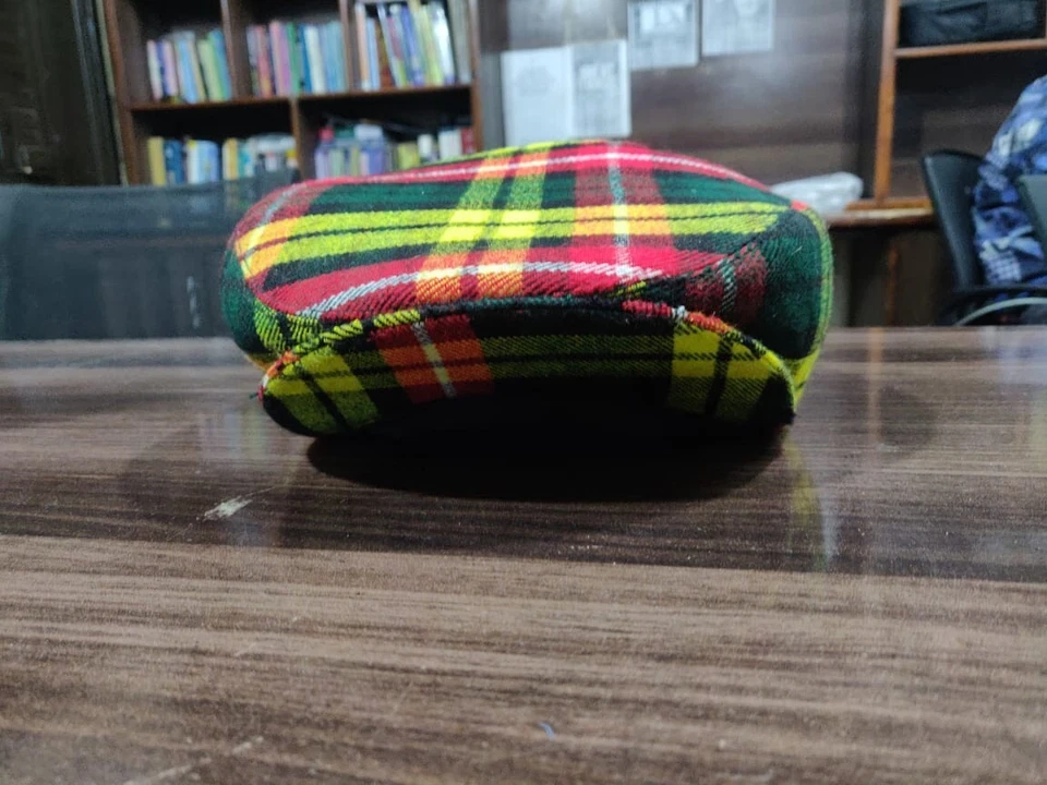 Hecho a mano Escocés Buchanan Tartán County Gorra Sombrero de Golf Gorra Plana Acrílico SOMBRERO GORRA Foto 2 de 4