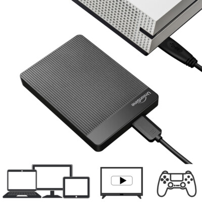 その他 2TB USB 3.0 BP Port Slim Black EXTERNAL HARD DRIVE Xbox PS4 PS5 1TB 2TB USB 3.0 PC Laptop