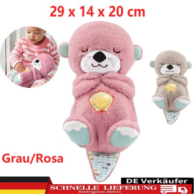 Schlummer Otter Kuscheltier mit Atembewegung und Musik Weihnachtsgeschenk